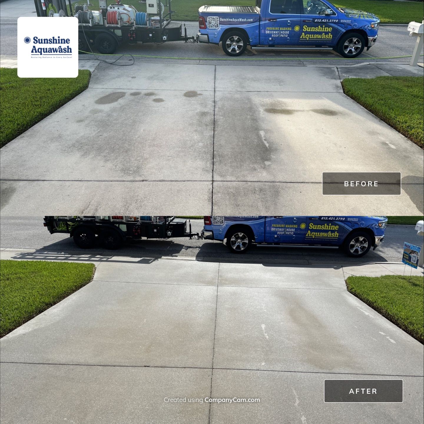 🏡 Pre-Sale House & Driveway Cleaning – Arbor Creek, Palmetto, FL by Sunshine AquaWash