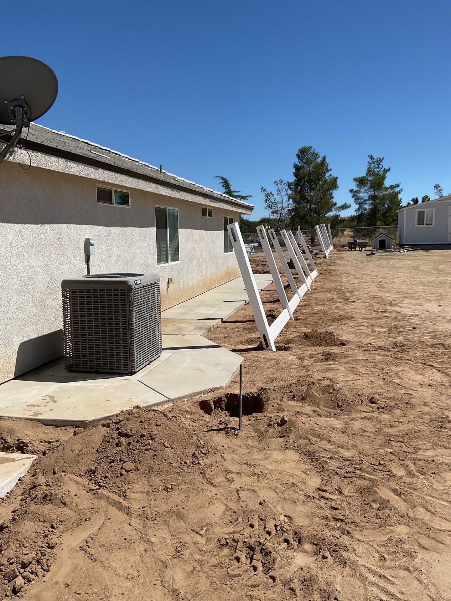 Fence Installation using Vinyl by Fence Guys Inc. 
