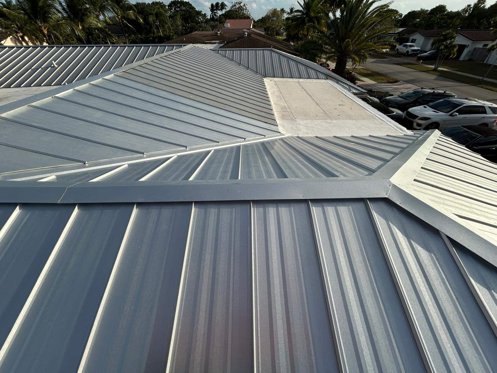 24ga 1" Nail-Strip Mill Finish by Total Roofing System The Metal Roof Experts