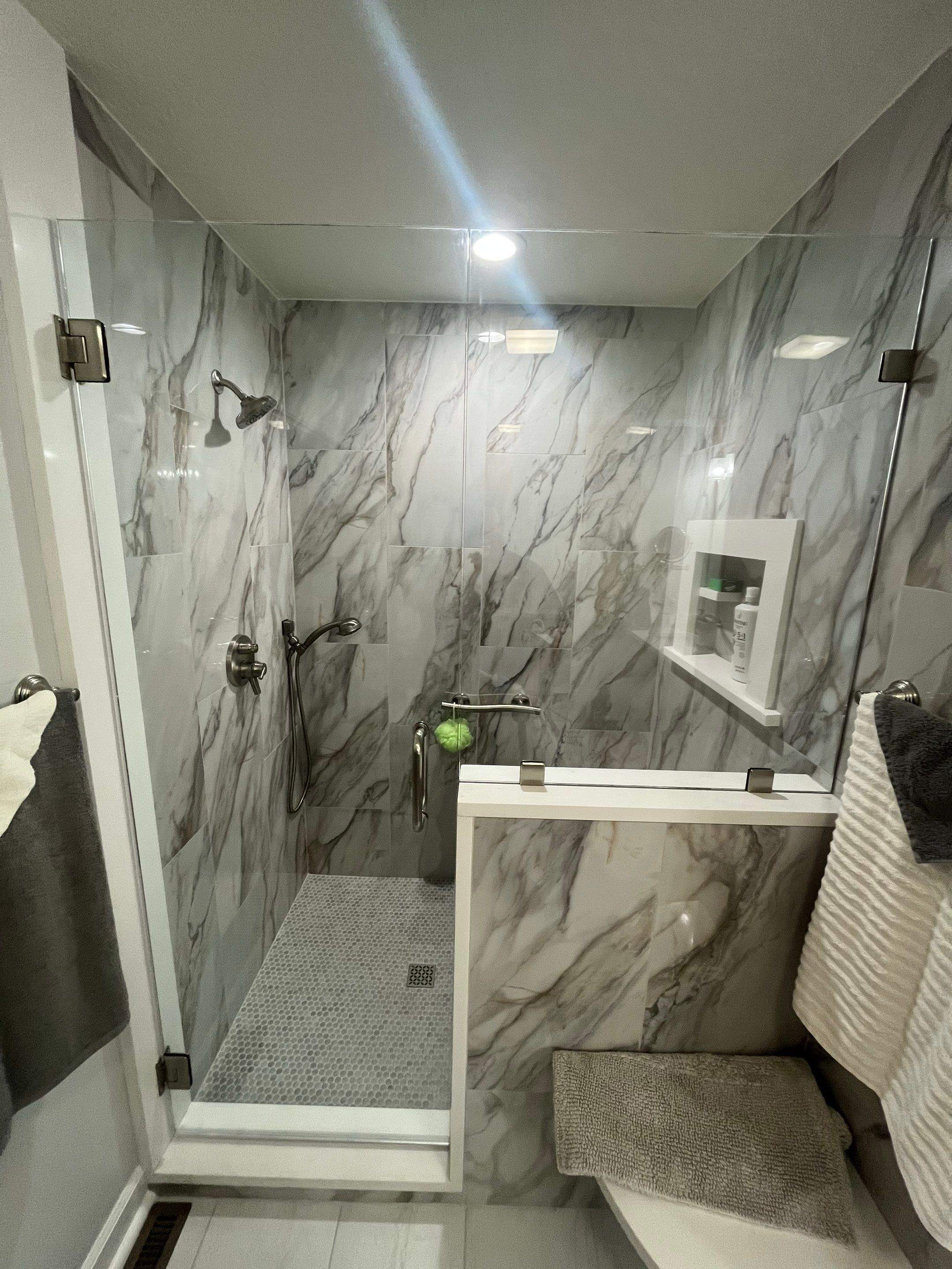 Shower Pictures by Custom Glass Service