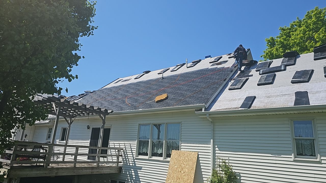 Residential Roofing Installation using Euro Shield Beaumount Shake Black by Nitro Roofing and Construction