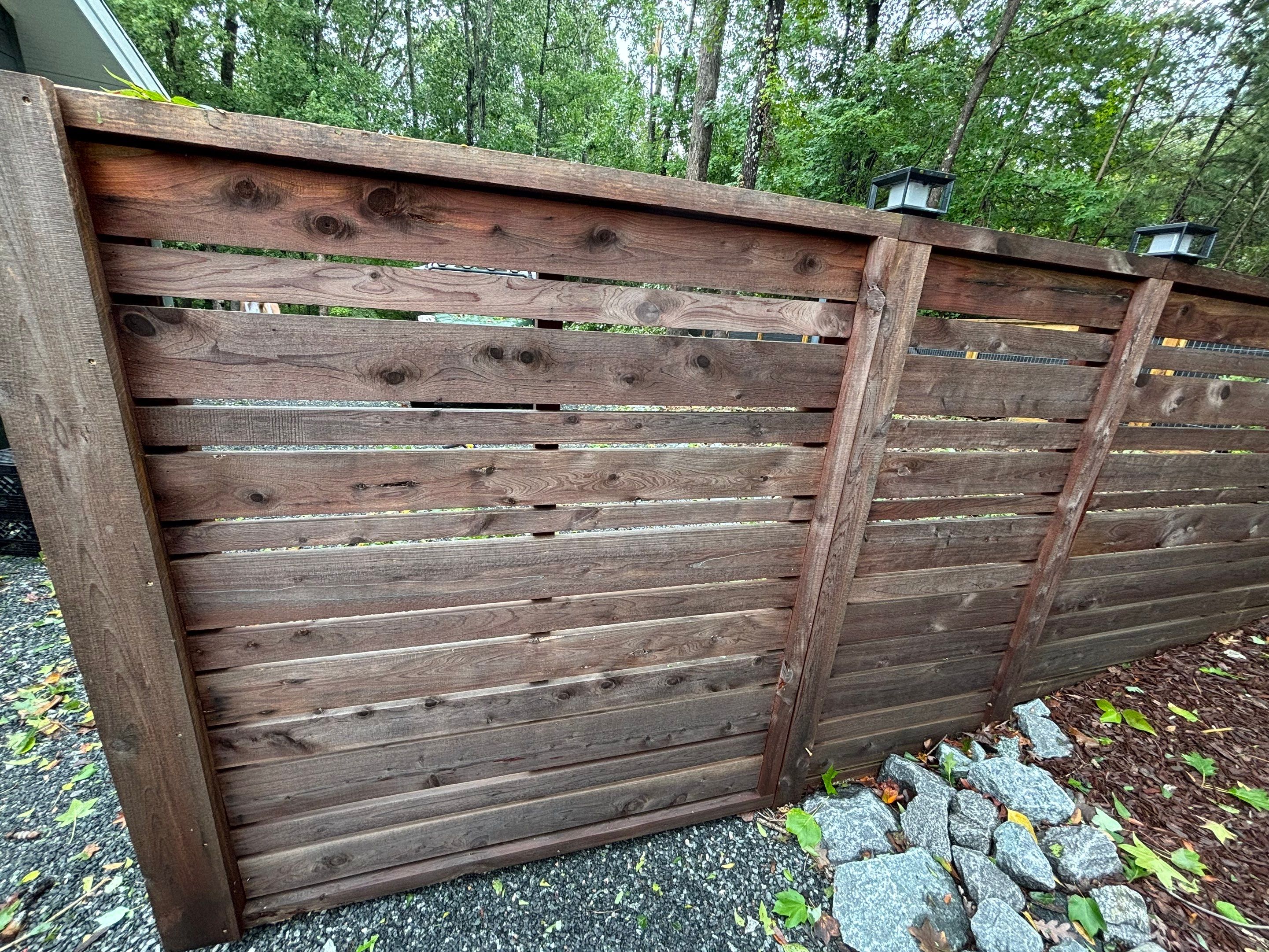 Fence and Deck using Wood Sealant and Stain by DuraSeal