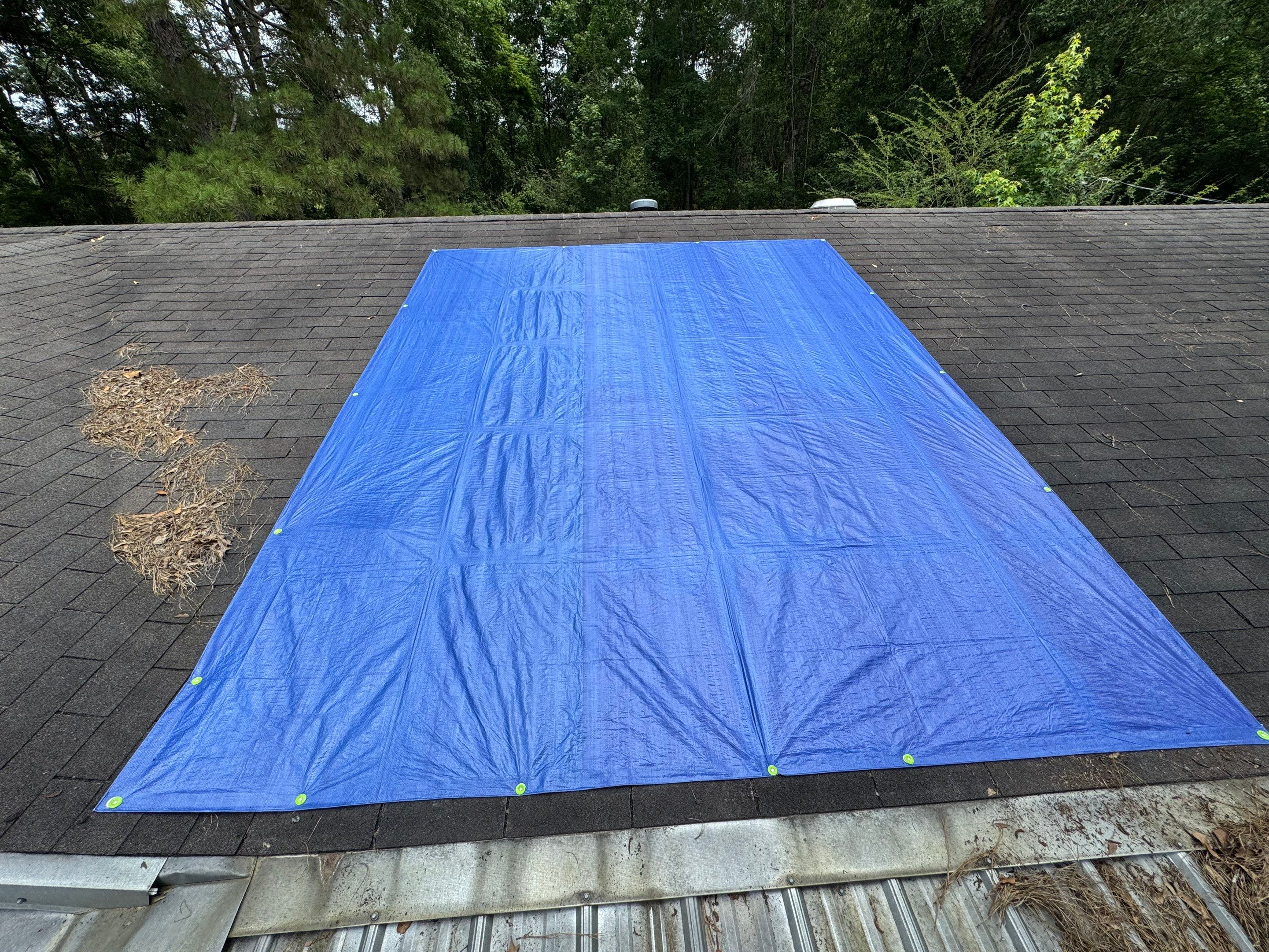 Emergency Roof Tarping and Leak Prevention in Carriere by Frontline Roofing