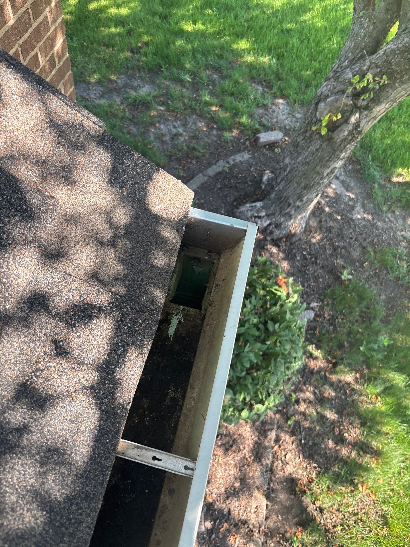 Commercial gutter cleaning Iowa City, IA after photo with clean gutters