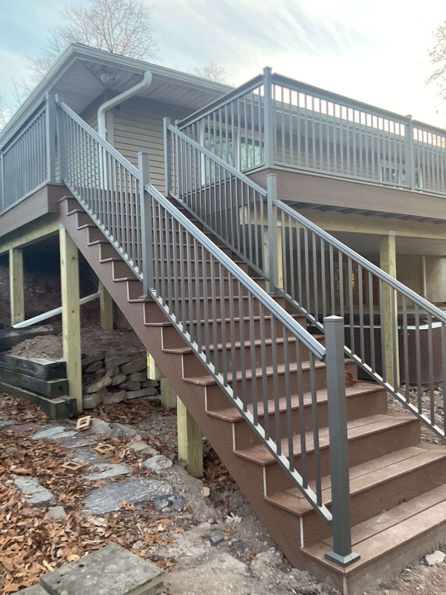 Complete deck replacement by Esh Builders