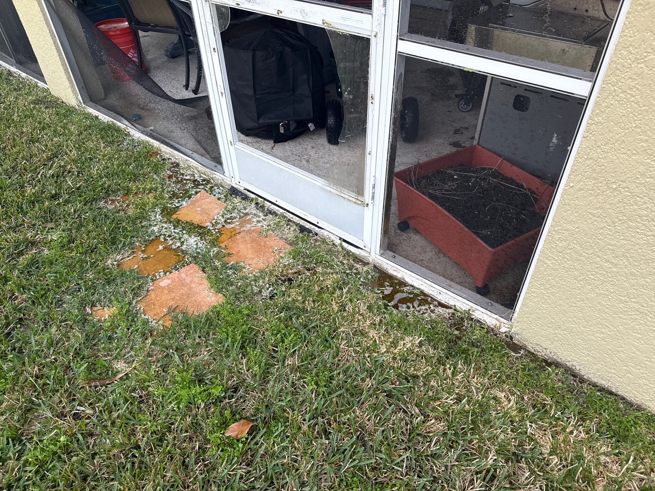 House Wash Removing Heavy Algae Buildup | River Plantation, Parrish FL by Sunshine AquaWash