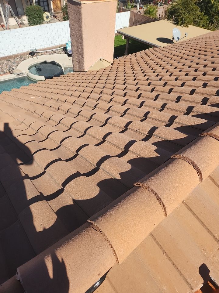 Sunset Tan Concrete Tile by Reimagine Roofing