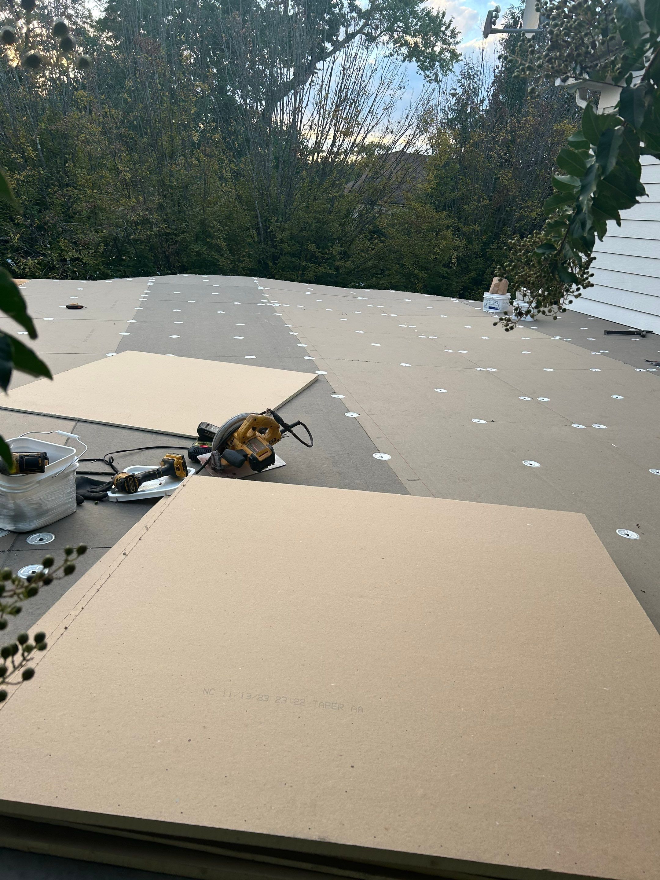 McLean - Residential Flat Roof Replacement with Carlisle Syntec EPDM by RM Banning, Inc.