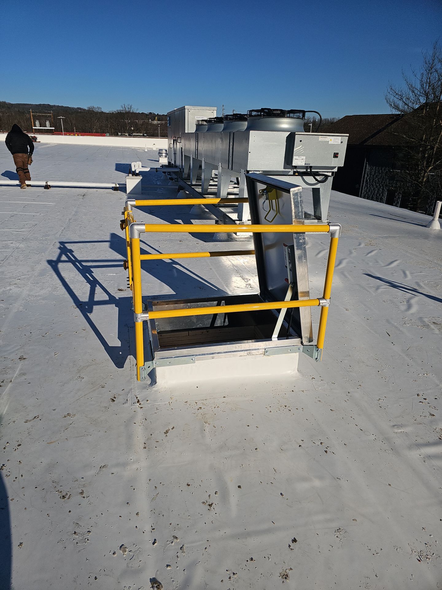 Commercial Roofing Installation using Insulated roof and wall panels by Nitro Roofing and Construction
