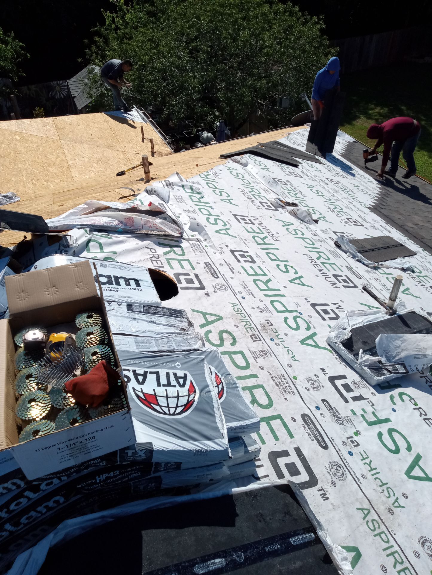 Complete Residential Roofing Replacement and Decking Repair in Round Rock by Caliber Restoration LLC