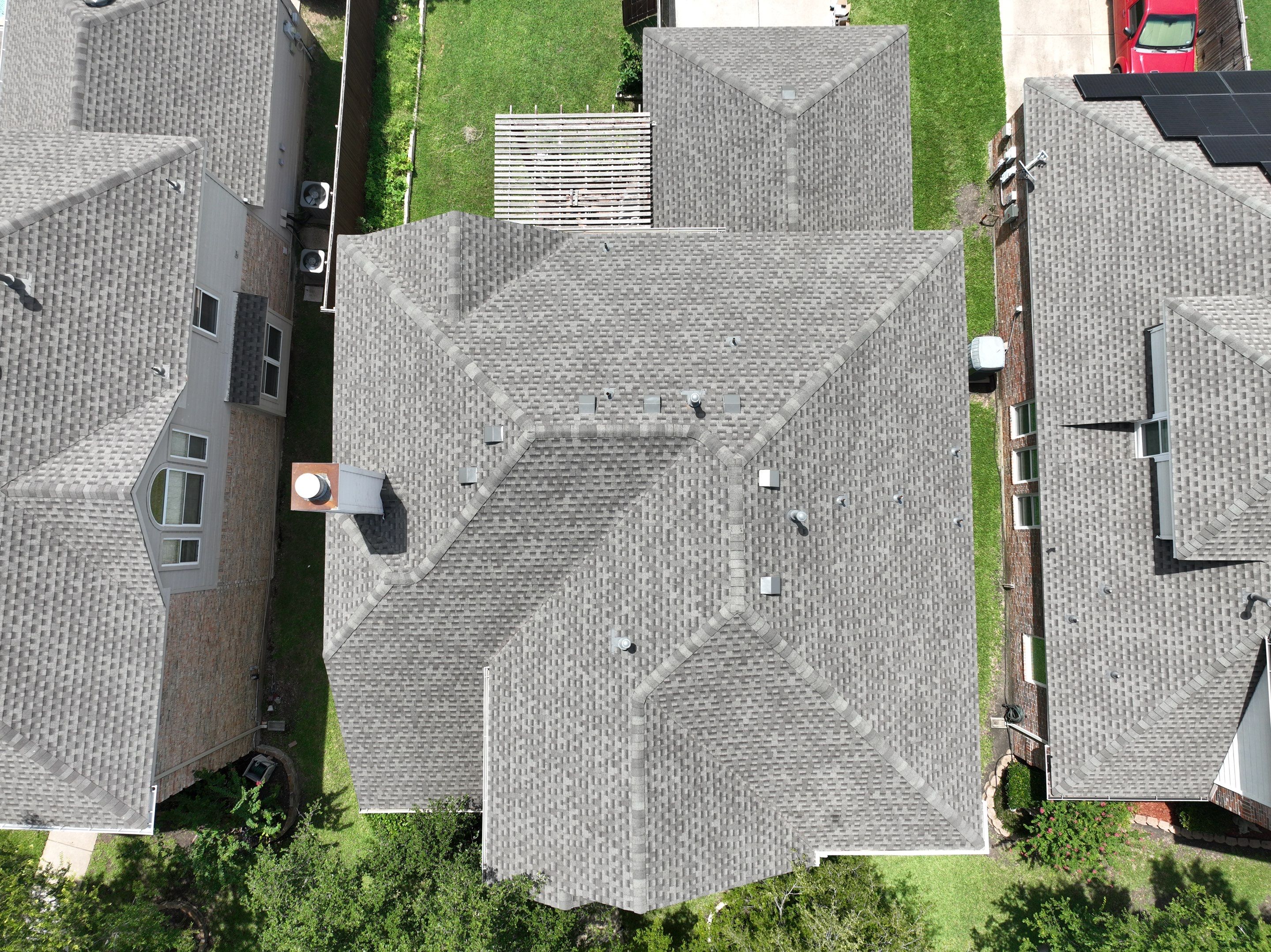 Residential Roofing Installation using GAF Timberline HDZ Weathered Wood by OneSource Roofing and Restoration