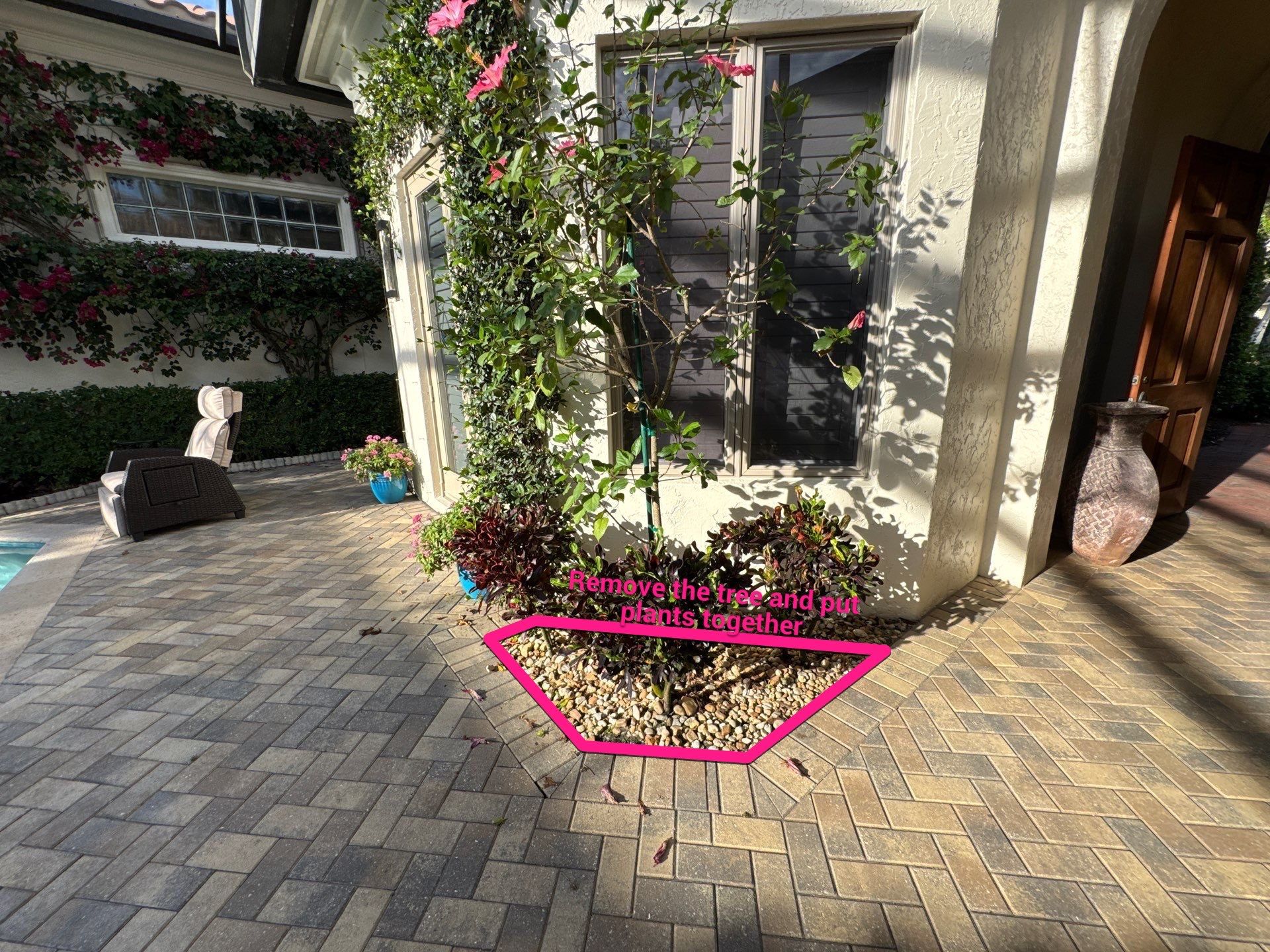 Pool Deck/Landscape/landscape lighting/pool coping/porcelain pavers/Pelican Marsh by Old Town Pavers Llc