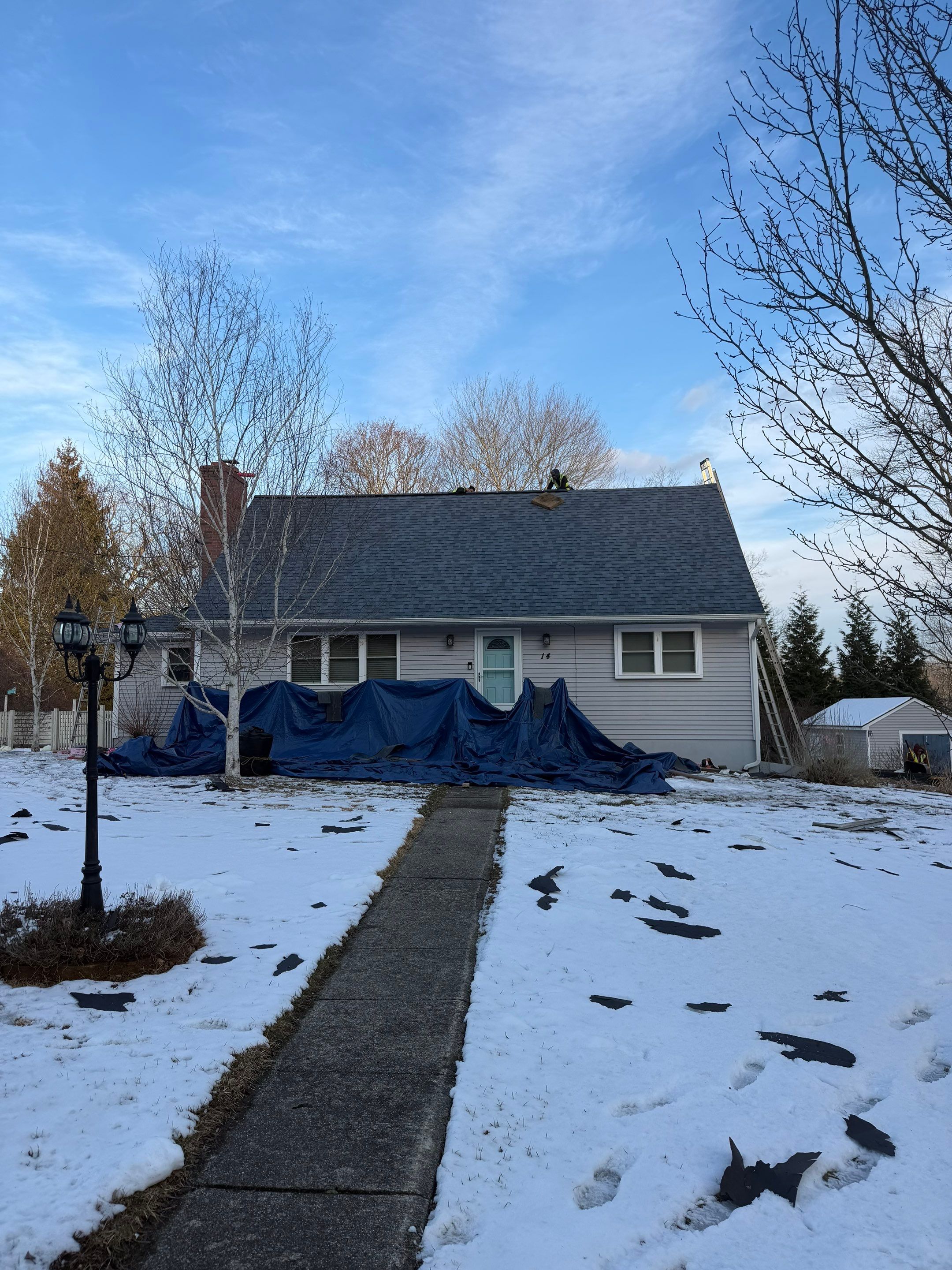 Owens Corning Duration: Harbor Blue in Norwich by Golden Shield Roofing