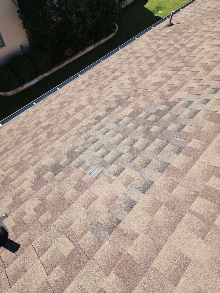 Insurance Claim Roof and Gutters using GAF Timberline HD Barkwood by Tex-Line Roofing