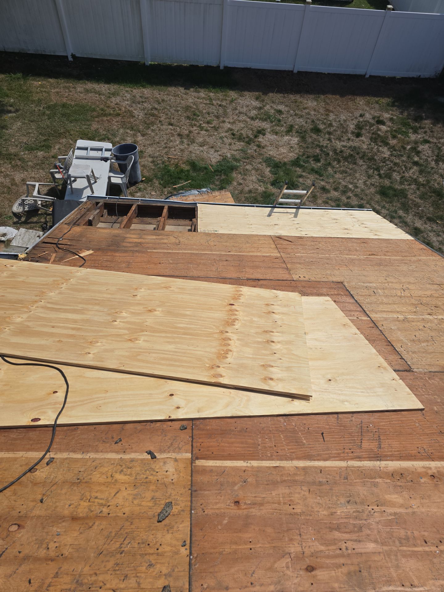 Residential Roofing Installation using Owens Corning TruDefinition Duration Sierra Gray by A Plus Exterior