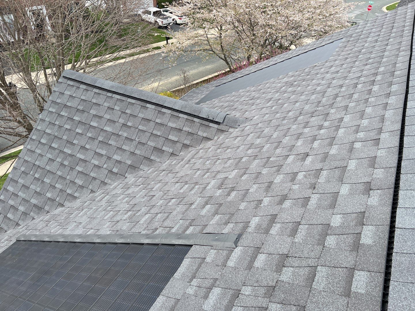 Solar Roof Replacement using GAF Timberline Solar Shingles by American Home Contractors