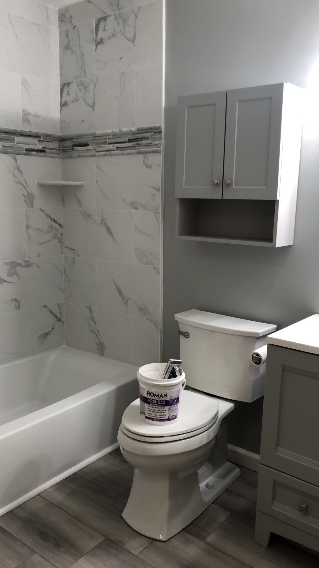 Bathroom Remodel using Tile by Home Concepts Construction