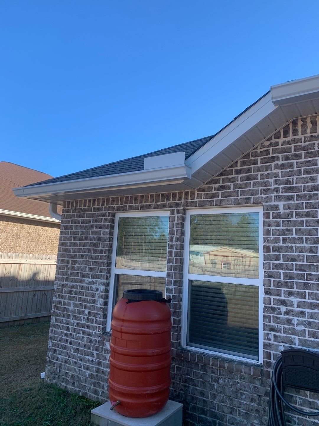 Seamless Gutter Project in Milton FL by Gutter Professors