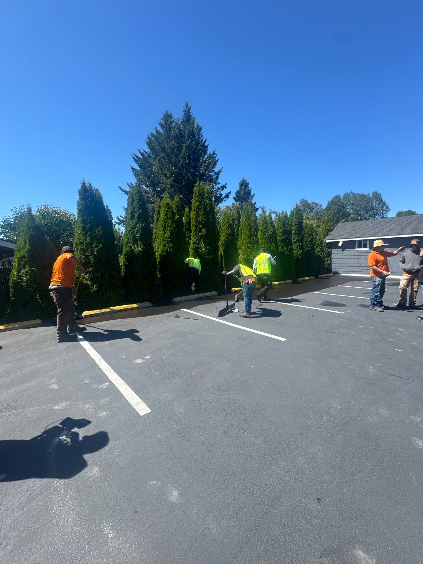 Parking Lot Sealcoat & Striping Repair   by Jireh Asphalt & Concrete Inc 