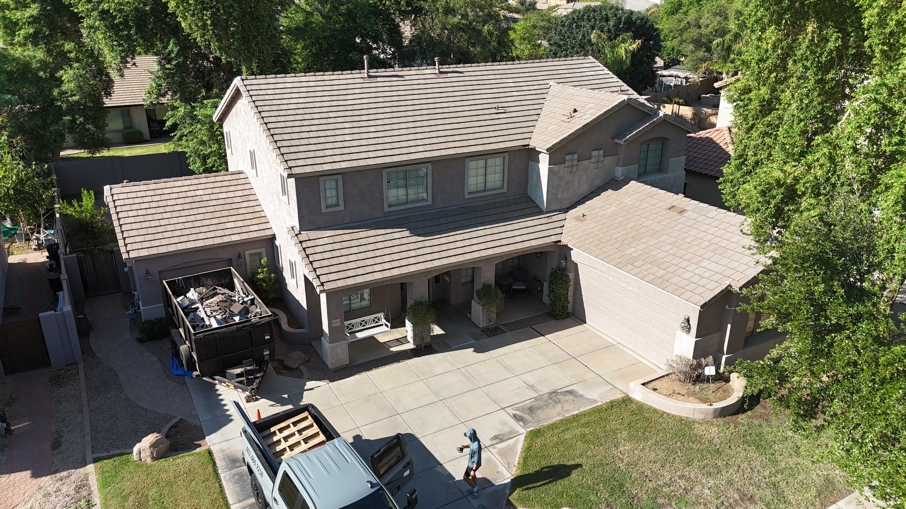 Project in Queen Creek, AZ by Saint Roofing