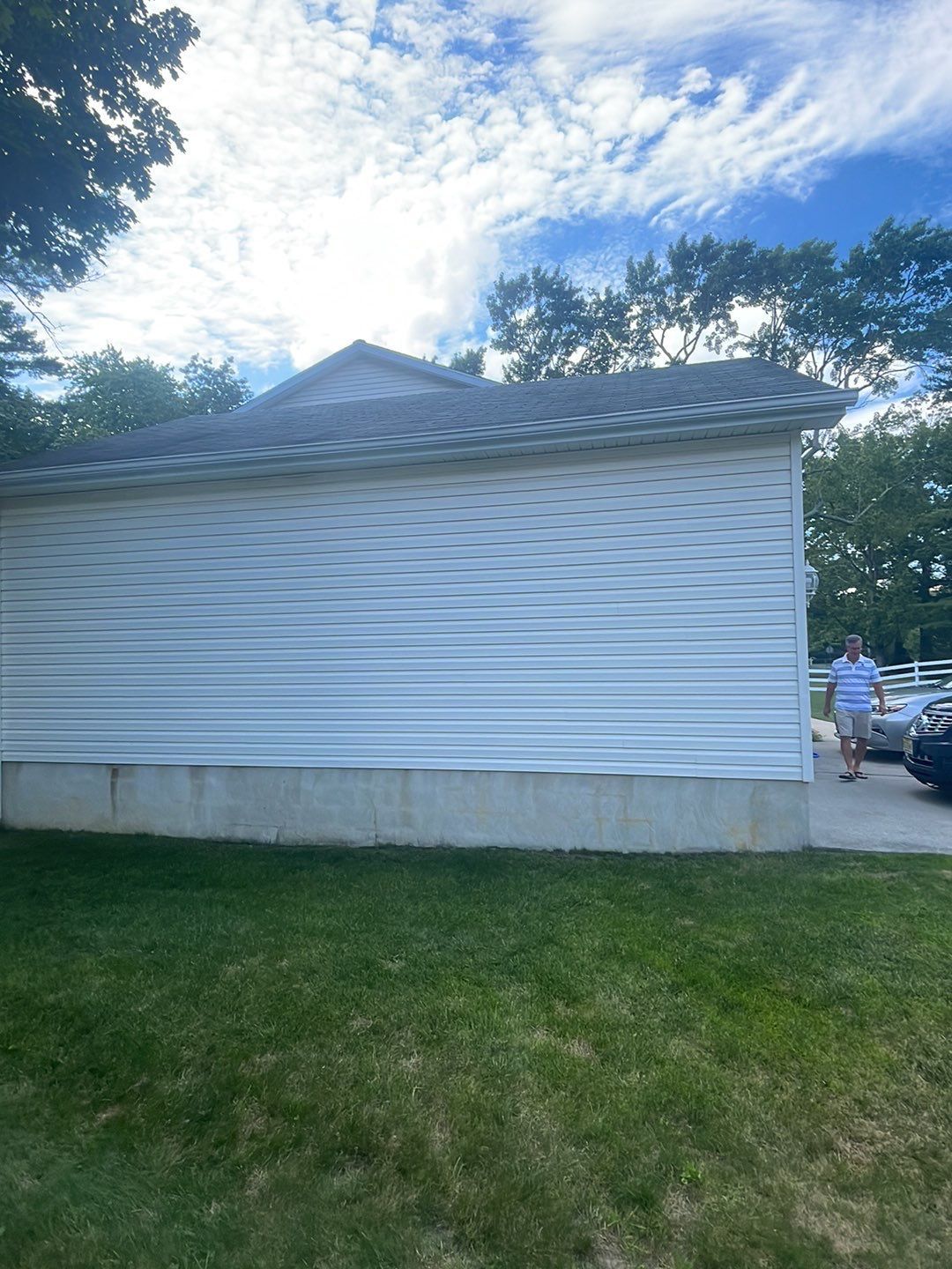 House Wash, Roof Refresh sections & Concrete Cleaning by SJ Exterior