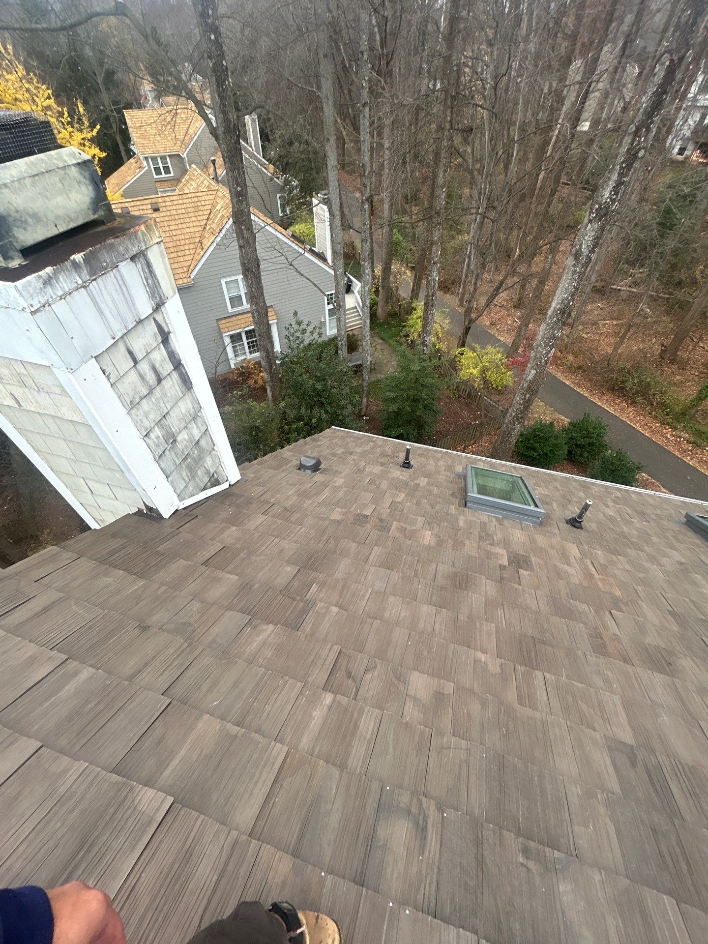 Reston :  Residential Roof Replacement with Brava Synthetic Cedar Shake Class C Natural  by RM Banning, Inc.