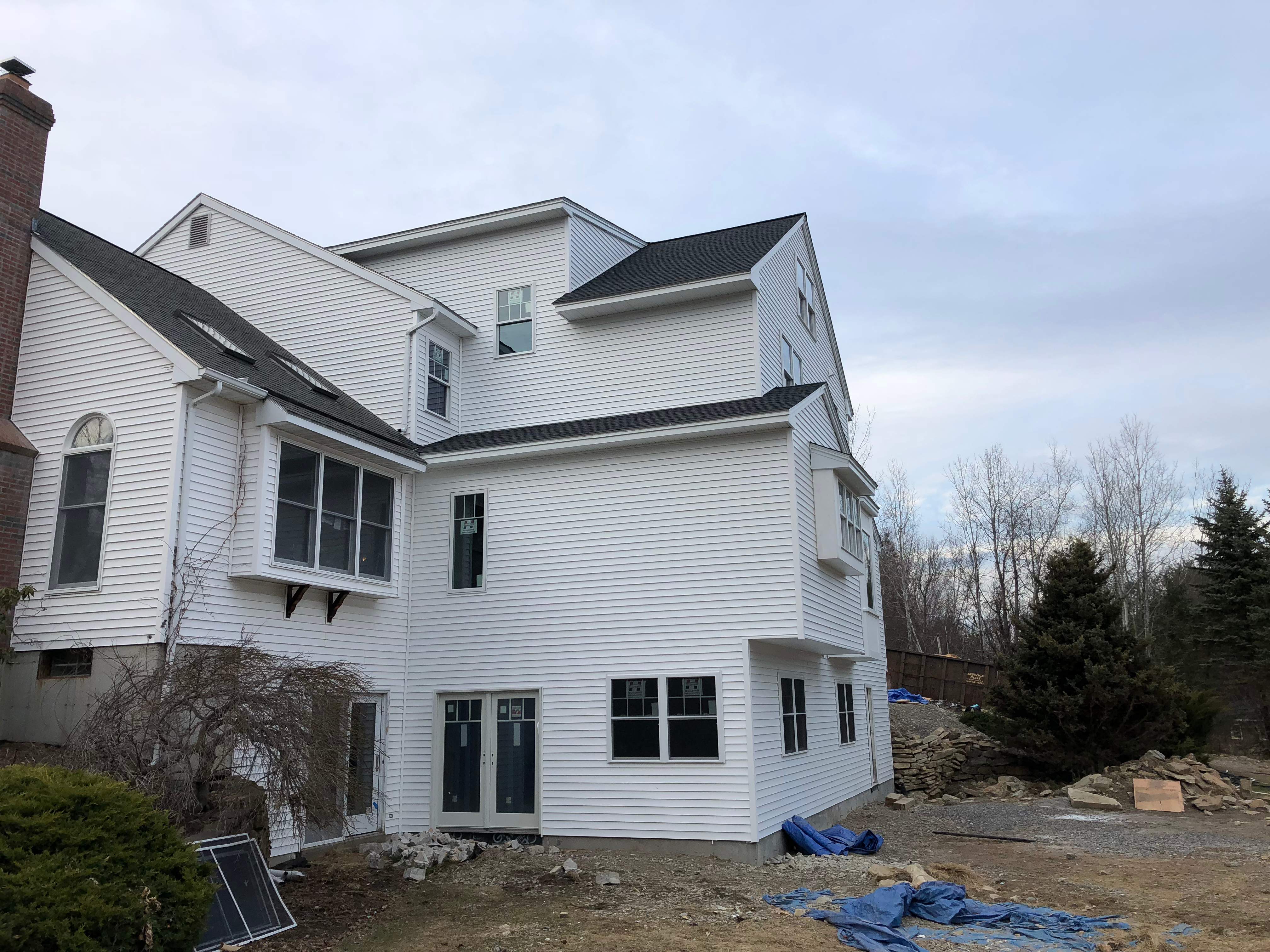 Siding and Window Installation on new addition by UBrothers Construction