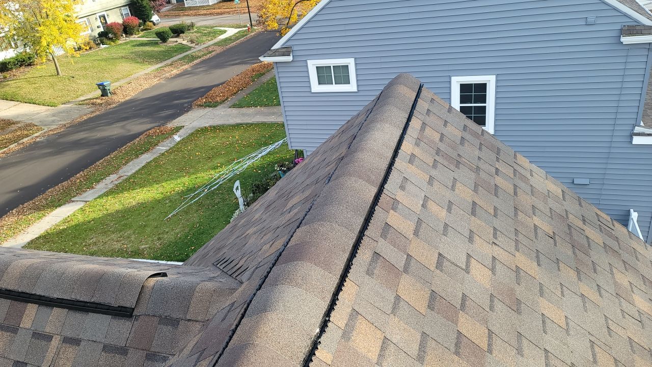 ATLAS PINNACLE PRISTINE COLOR: COPPER CANYON DRIP EDGE: WHITE by Eagle Eye Roofing