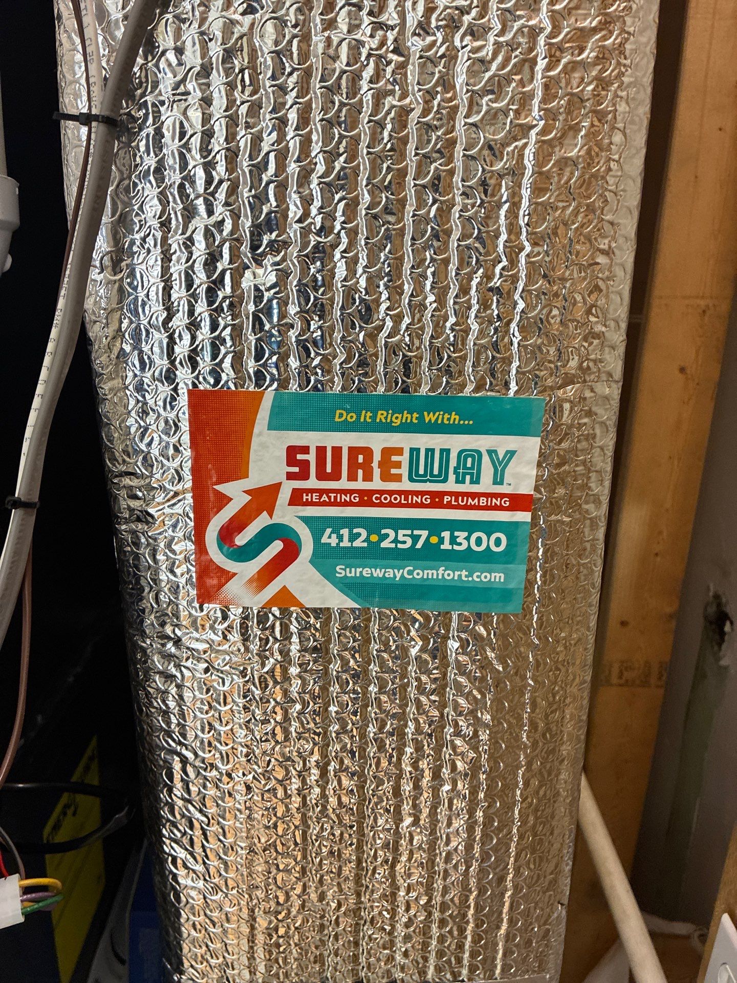 Installing new high efficiency Heat Pump Amana S-Series Heating and Cooling System by Sureway Comfort John Wilcox Plumbing Heating Cooling