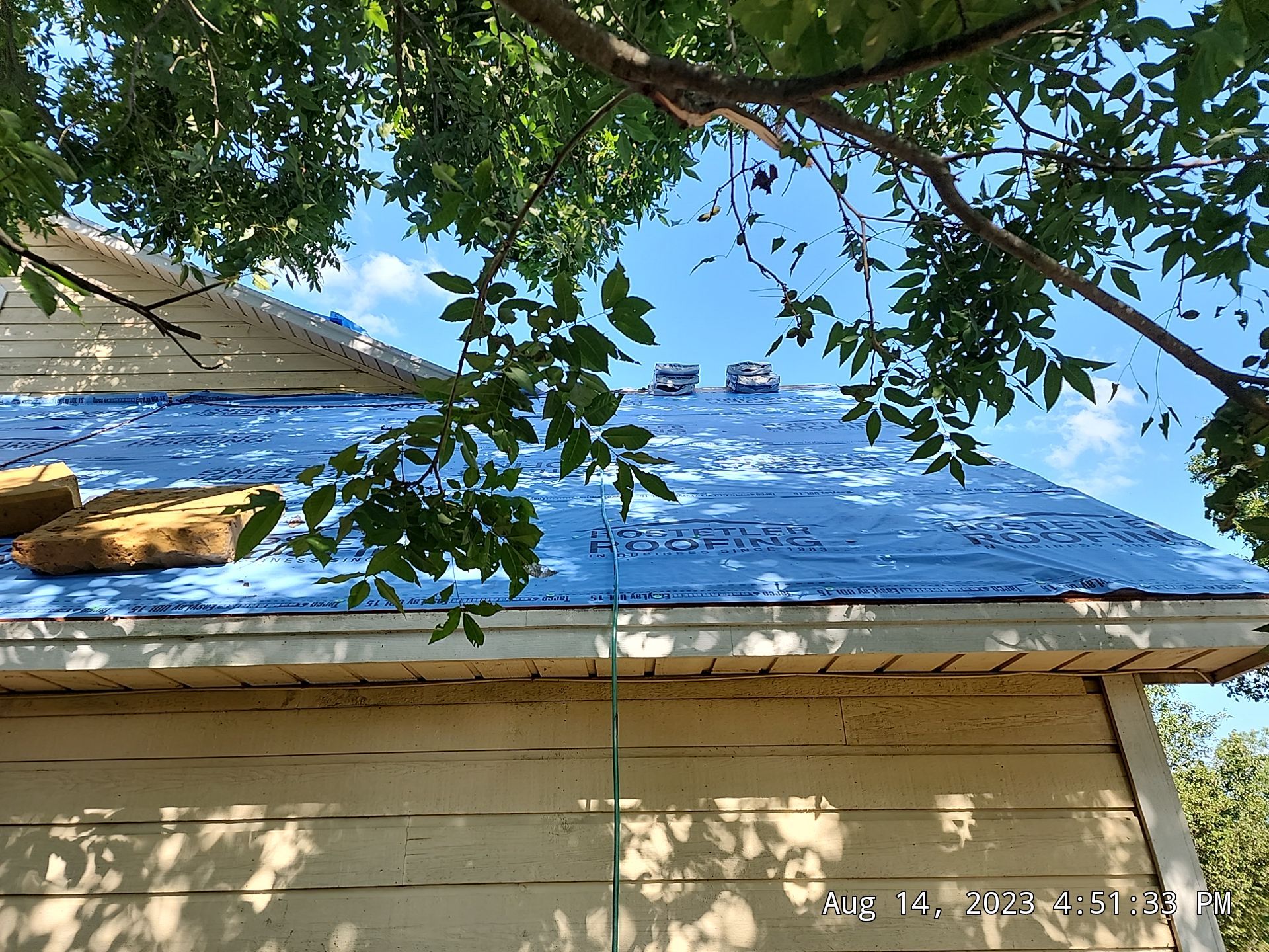 Storm Restoration Reroof: 40 Year Impact Rated Architectural Shingle by Hostetler Roofing