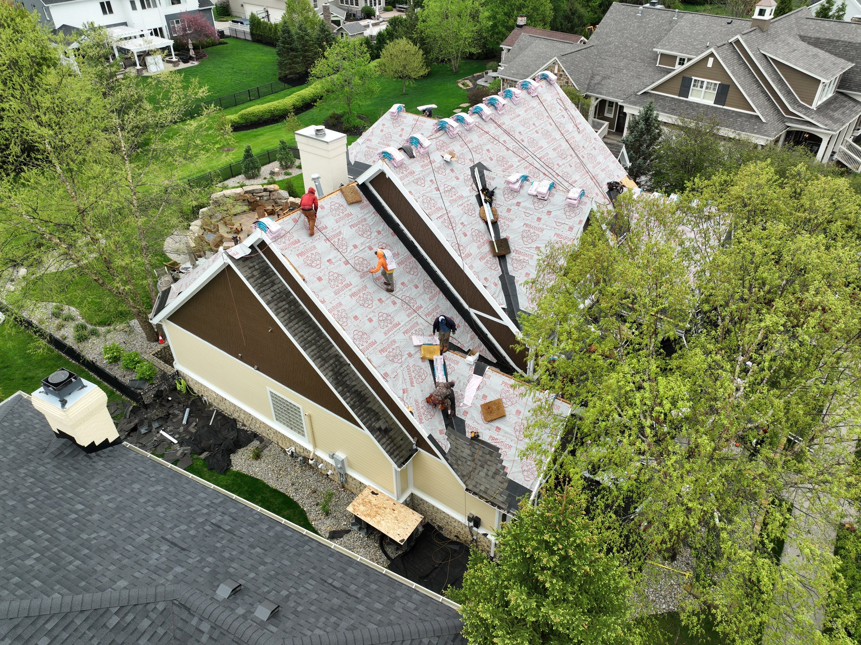 Roof Damage using Owens Corning Duration Storm by 317 Roofing & Restorations