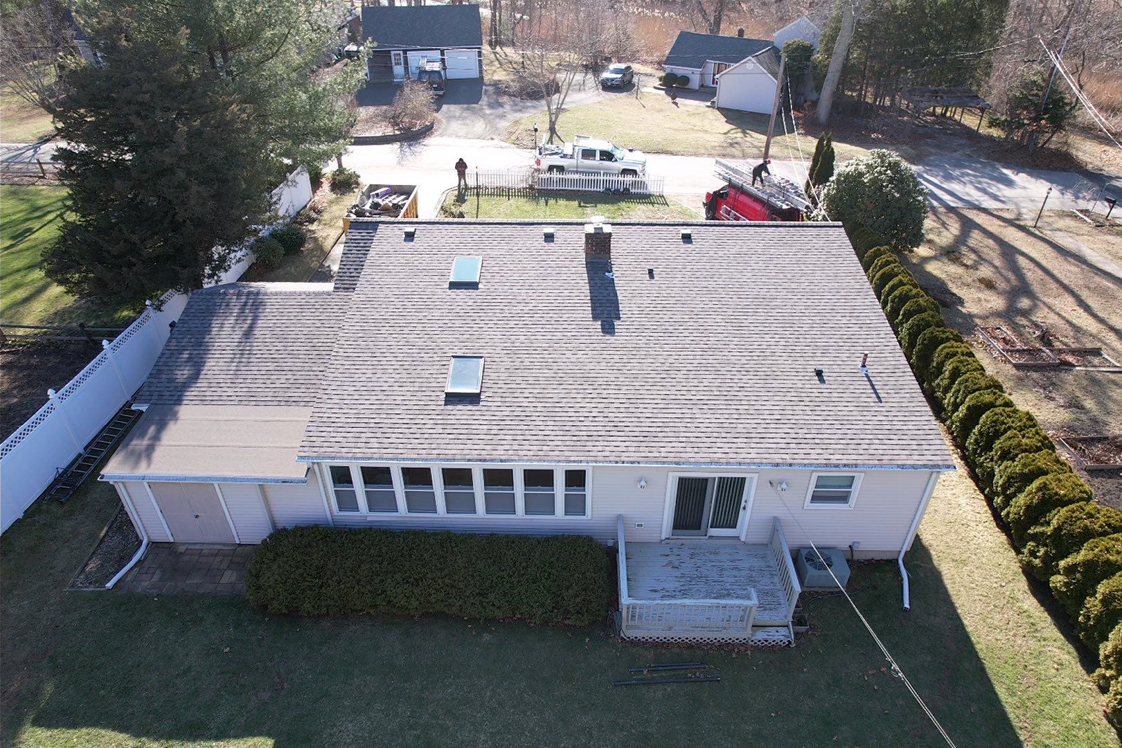 Creating a space to make beautiful memories with asphalt shingles in Clinton by DiGiorgi Roofing and Siding Inc