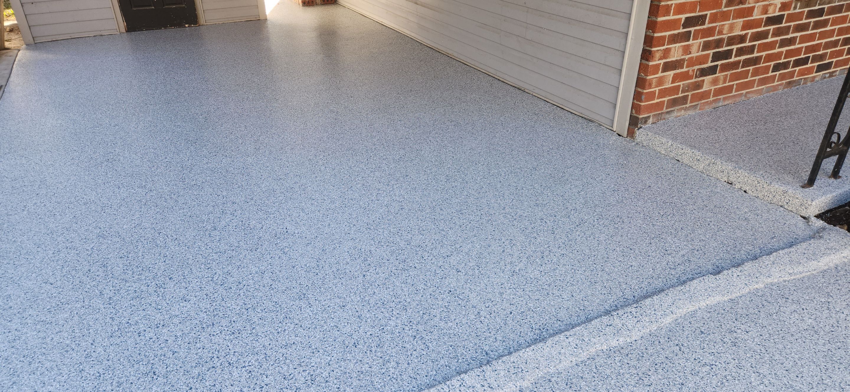 Carport & Porch Completed Using Tidal Wave by Elite Floor Solutions