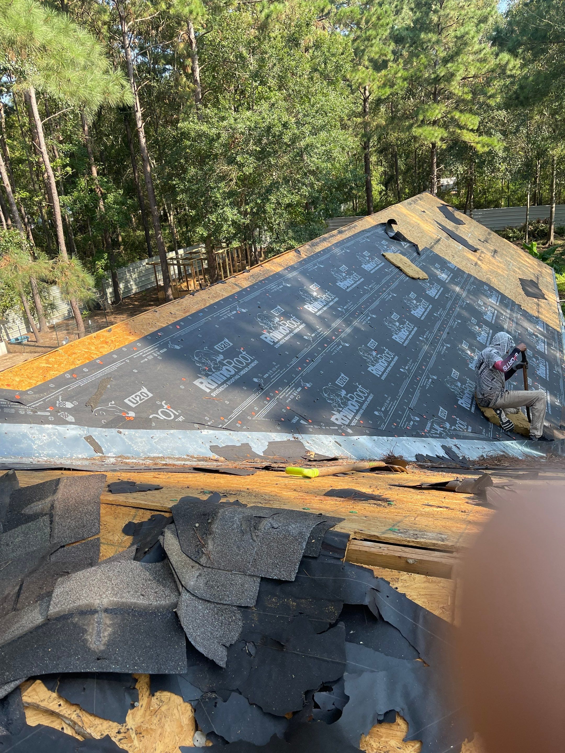 Full Re-Deck & Roof Replacement on Country Home — Cleveland, TX by PL Roofing & SB Roofing, LLC.