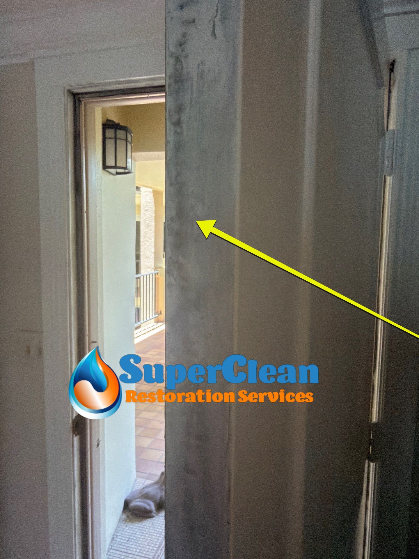 Residential Mold Remediation and Interior Moisture Damage Assessment in Palm Beach by SuperClean