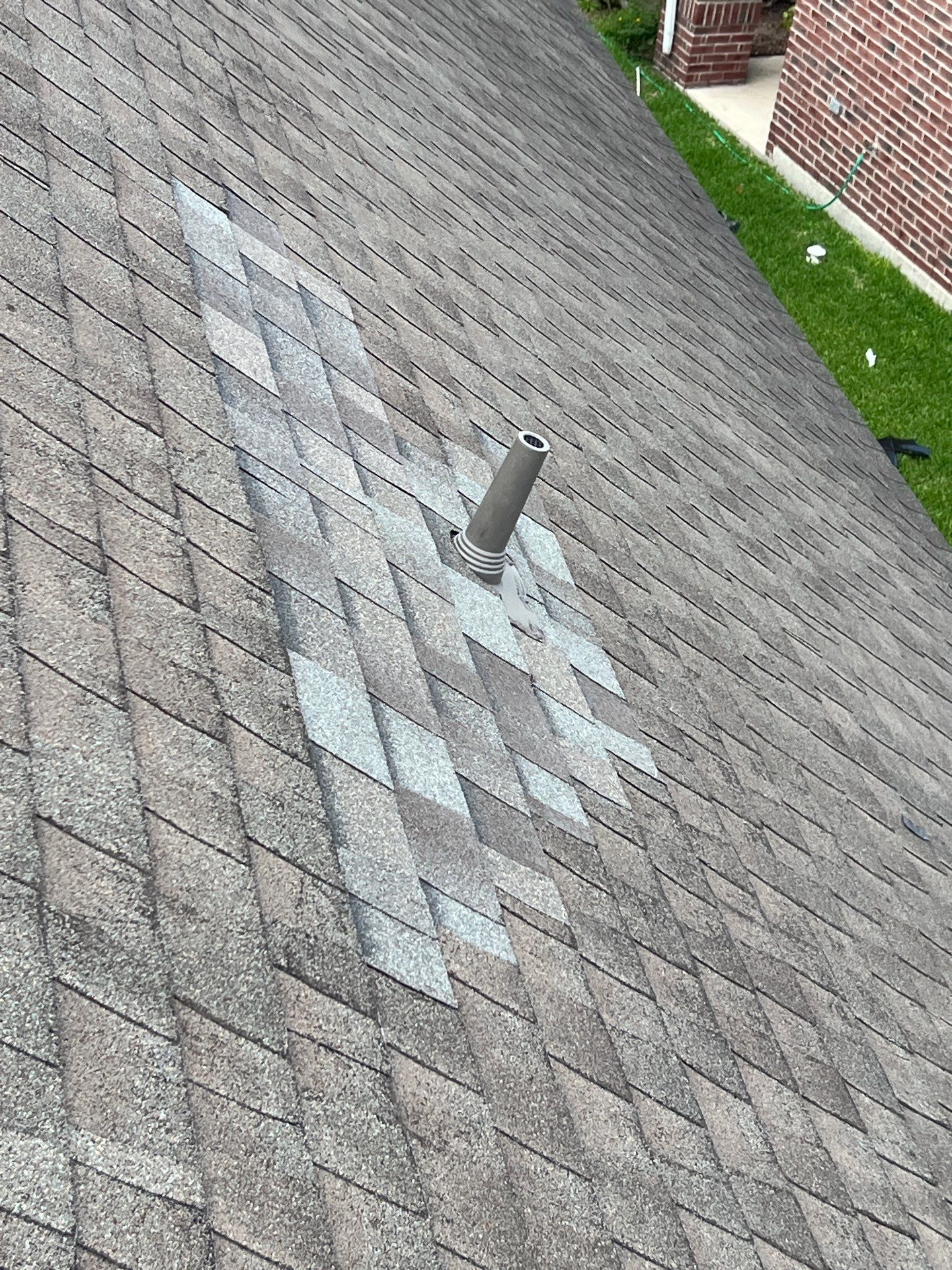 Hail Damage using Owen's Corning Duration (Lifetime) Shingles by Roof Repair Company