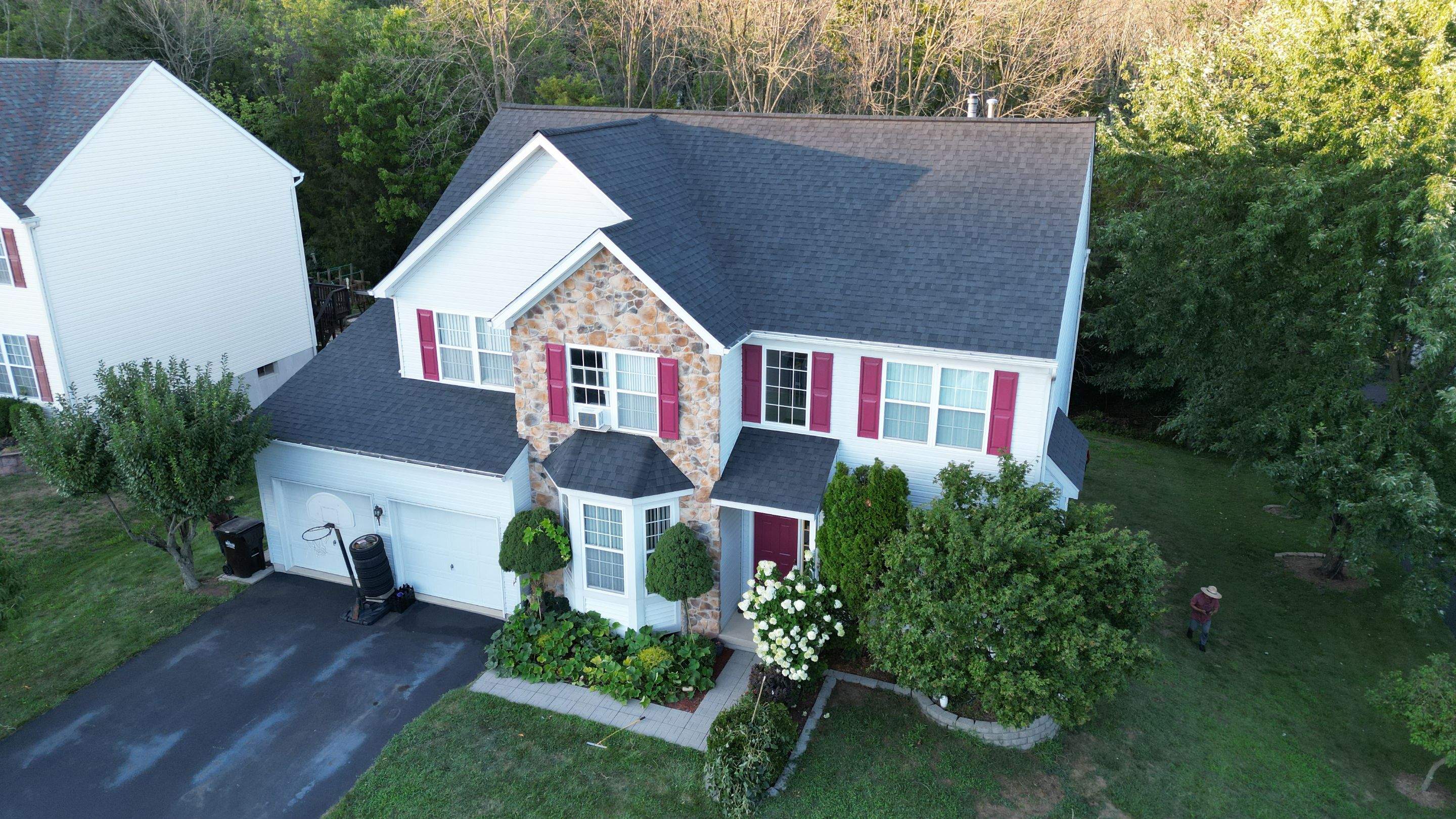 Roofing Installation using CertainTeed Landmark - Moire Black by Storm Guard of Ches-Mont PA