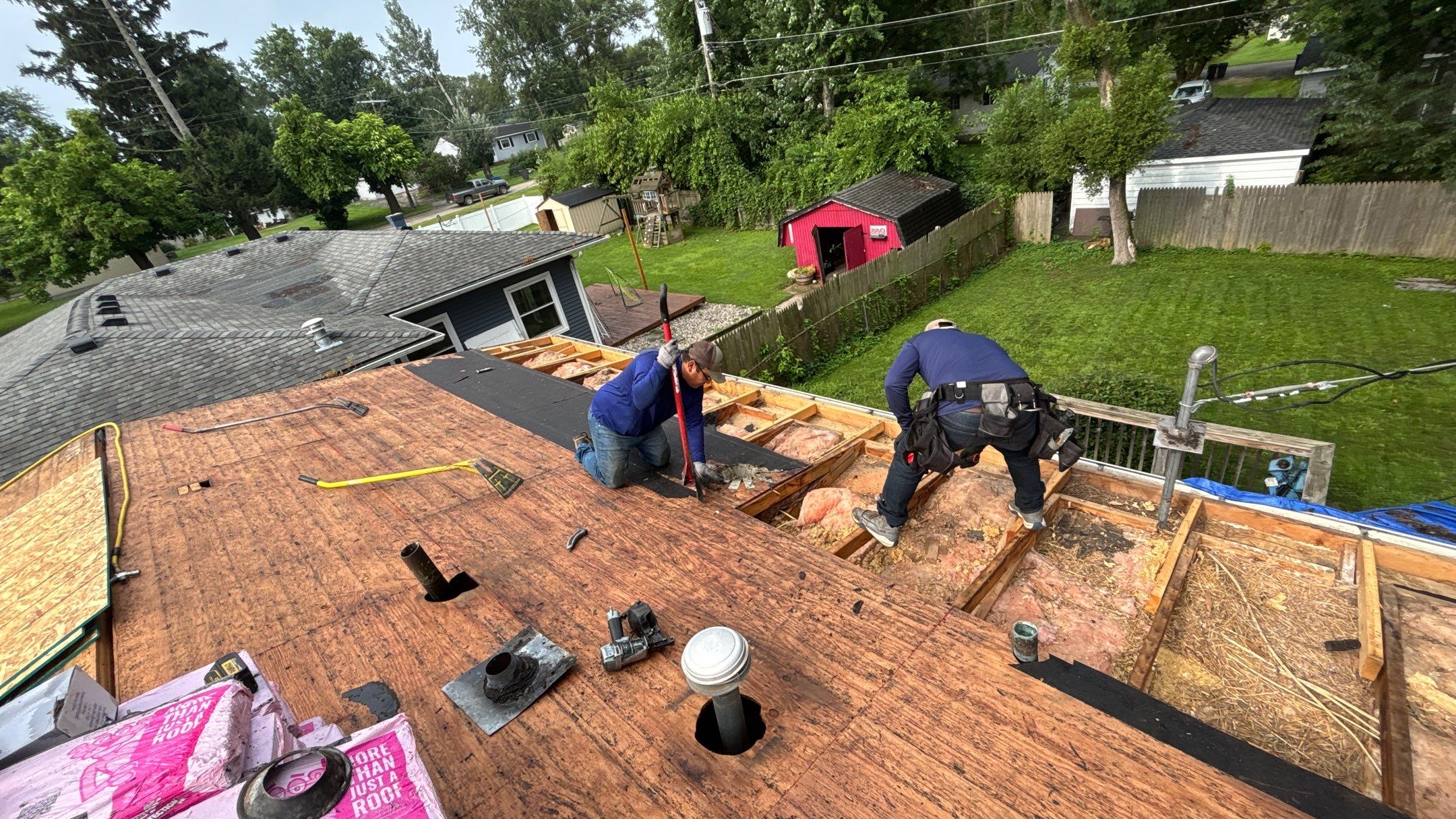 Roof Replacement using Owens Corning Slatestone Gray by 180 Contractors