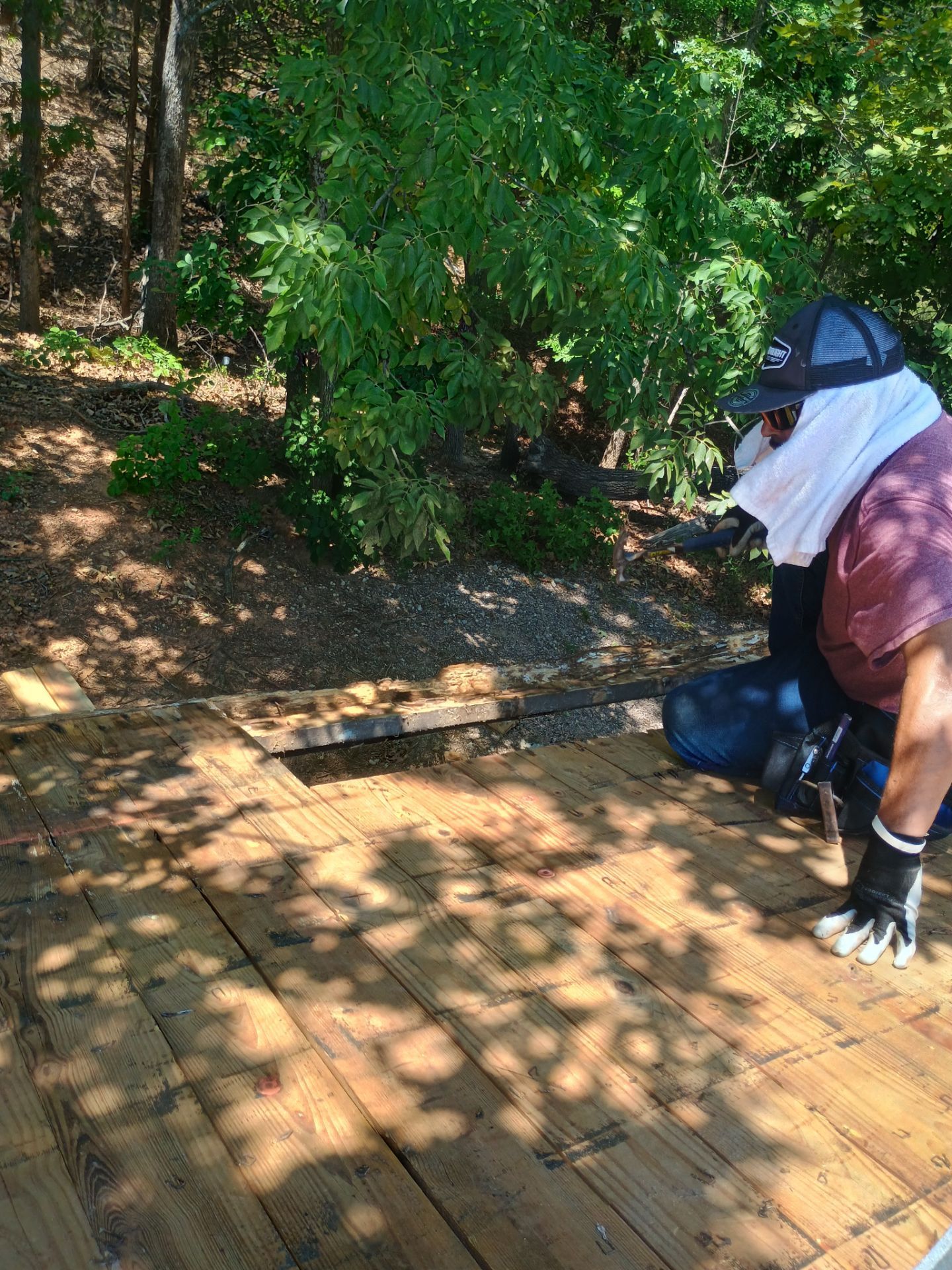 Metal Roof Replacement for Public Park Facility in Sulphur by BANA Roofing and Solar Supply