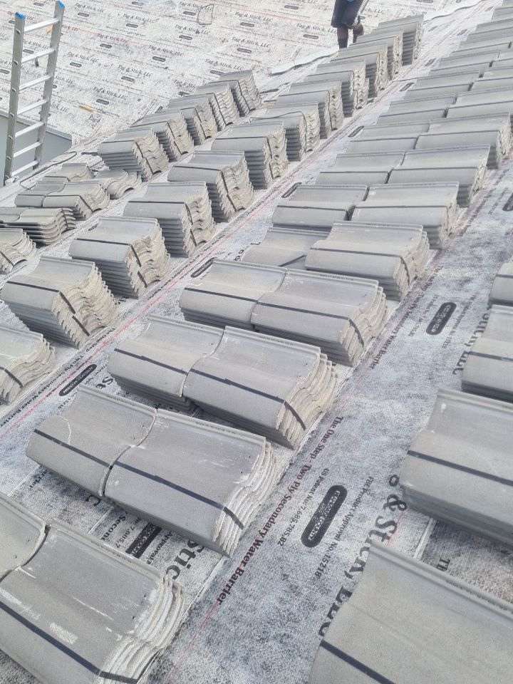 Residential Roofing Installation using Eagle Roofing Tile by BLUES BROTHERS ROOFING