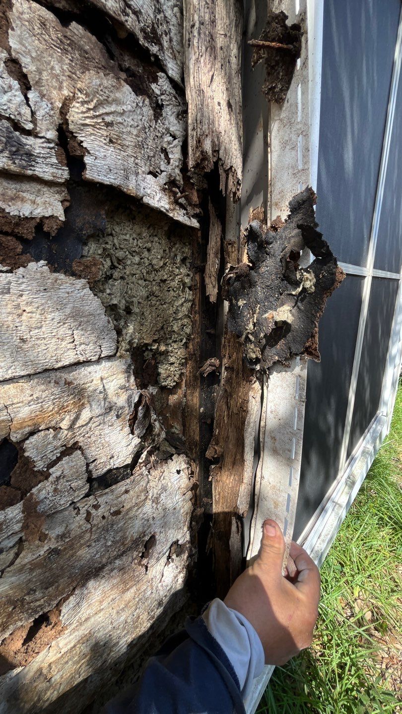 Rotting away under the Oaks by Bayfront Roofing and Construction