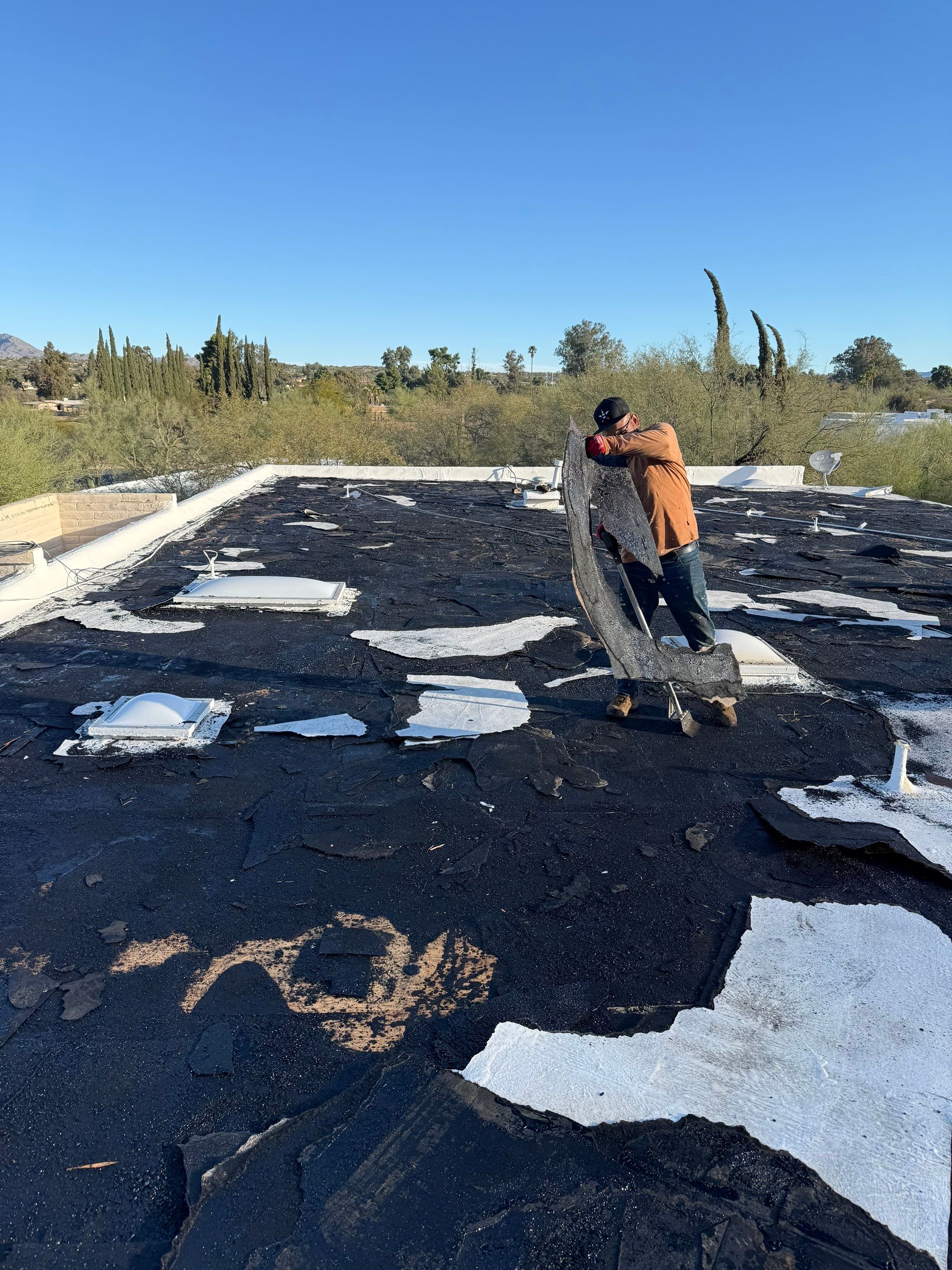 Project in Tucson by West Coast Roofing AZ