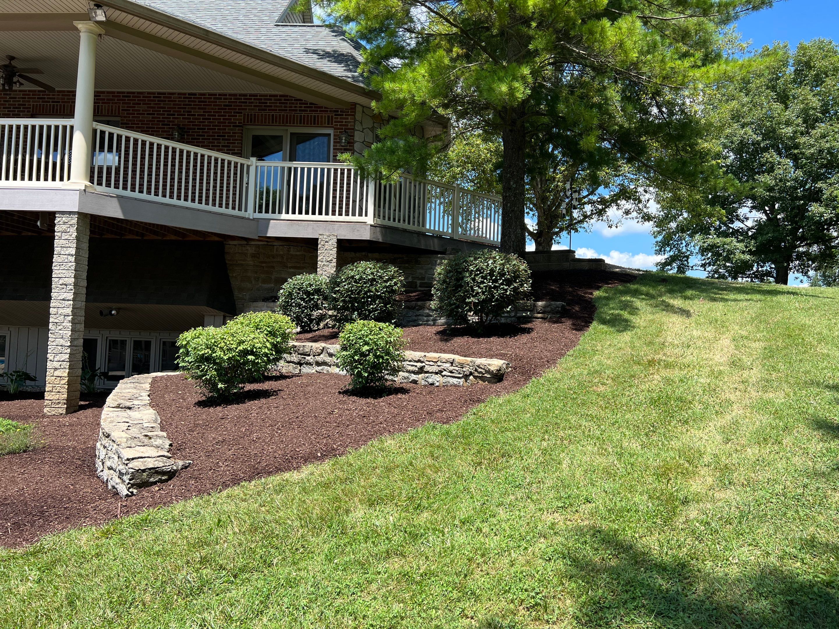 Tear Out, Plant Install & Mulch by Reisenberg’s Lawn & Landscape, LLC