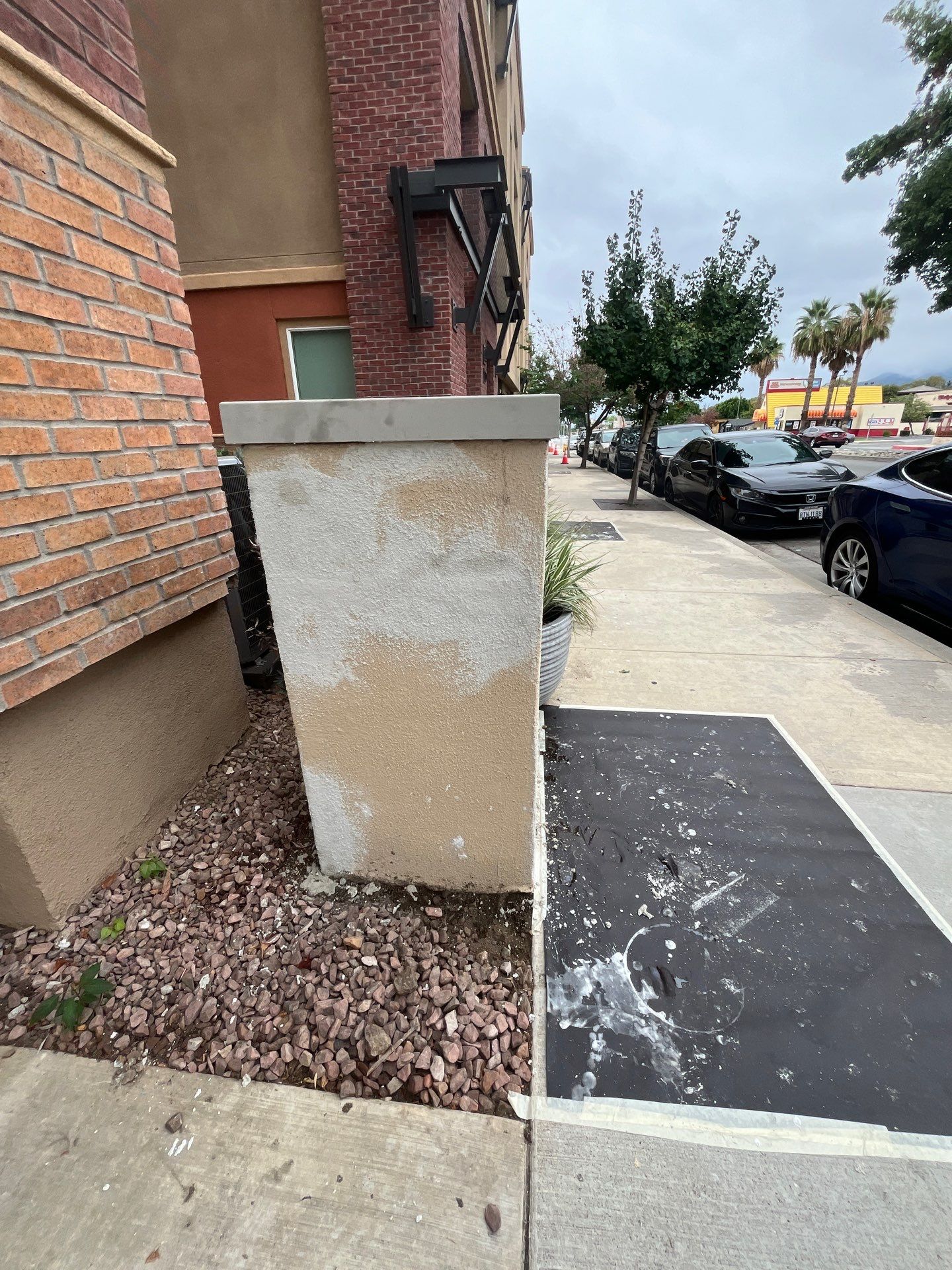 Pillar Stucco Repair in Glendora by One Stop Source