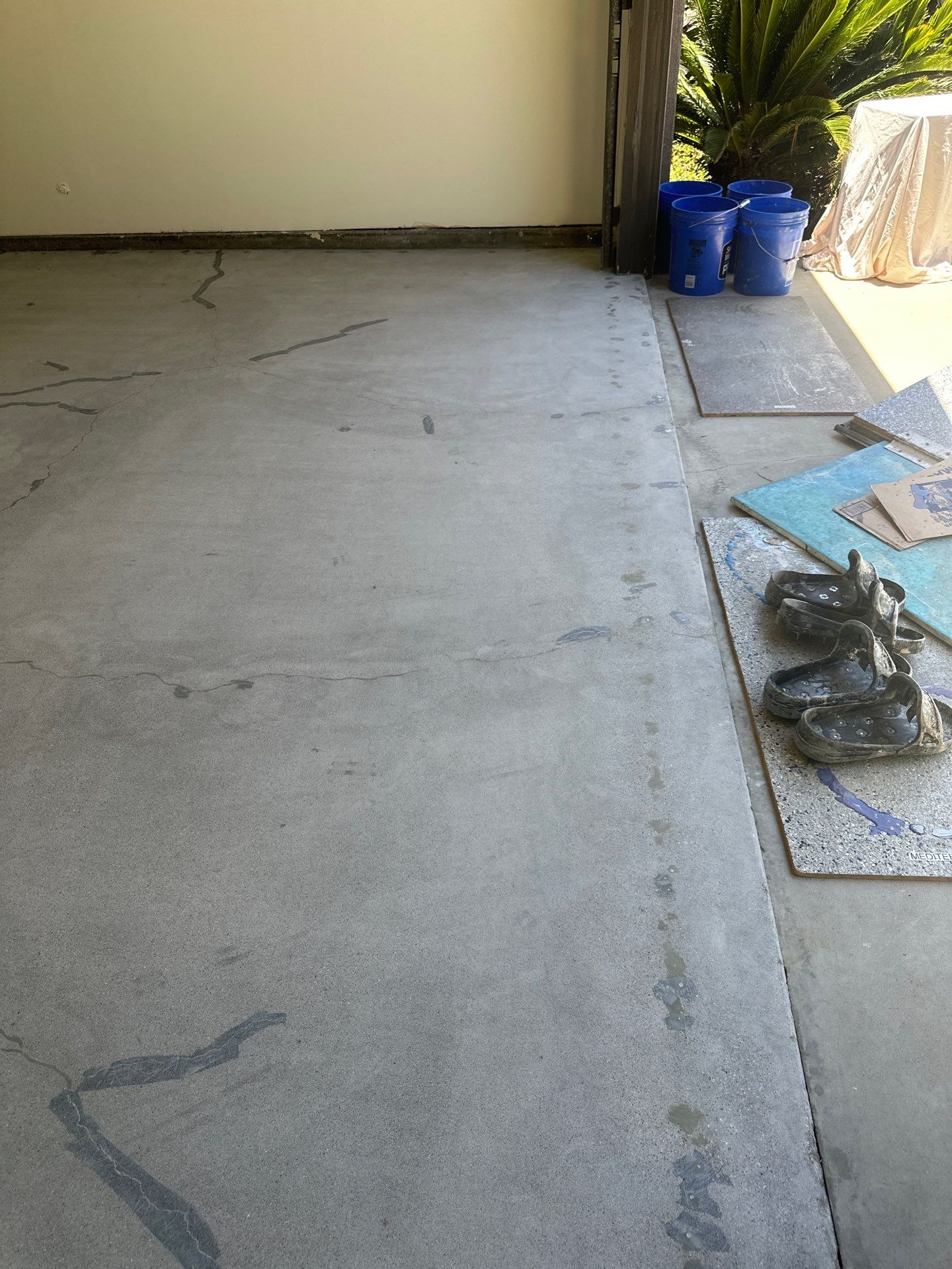 San Luis Obispo Garage Floor Coating Using Simiron Polyurea System by MGP Coatings