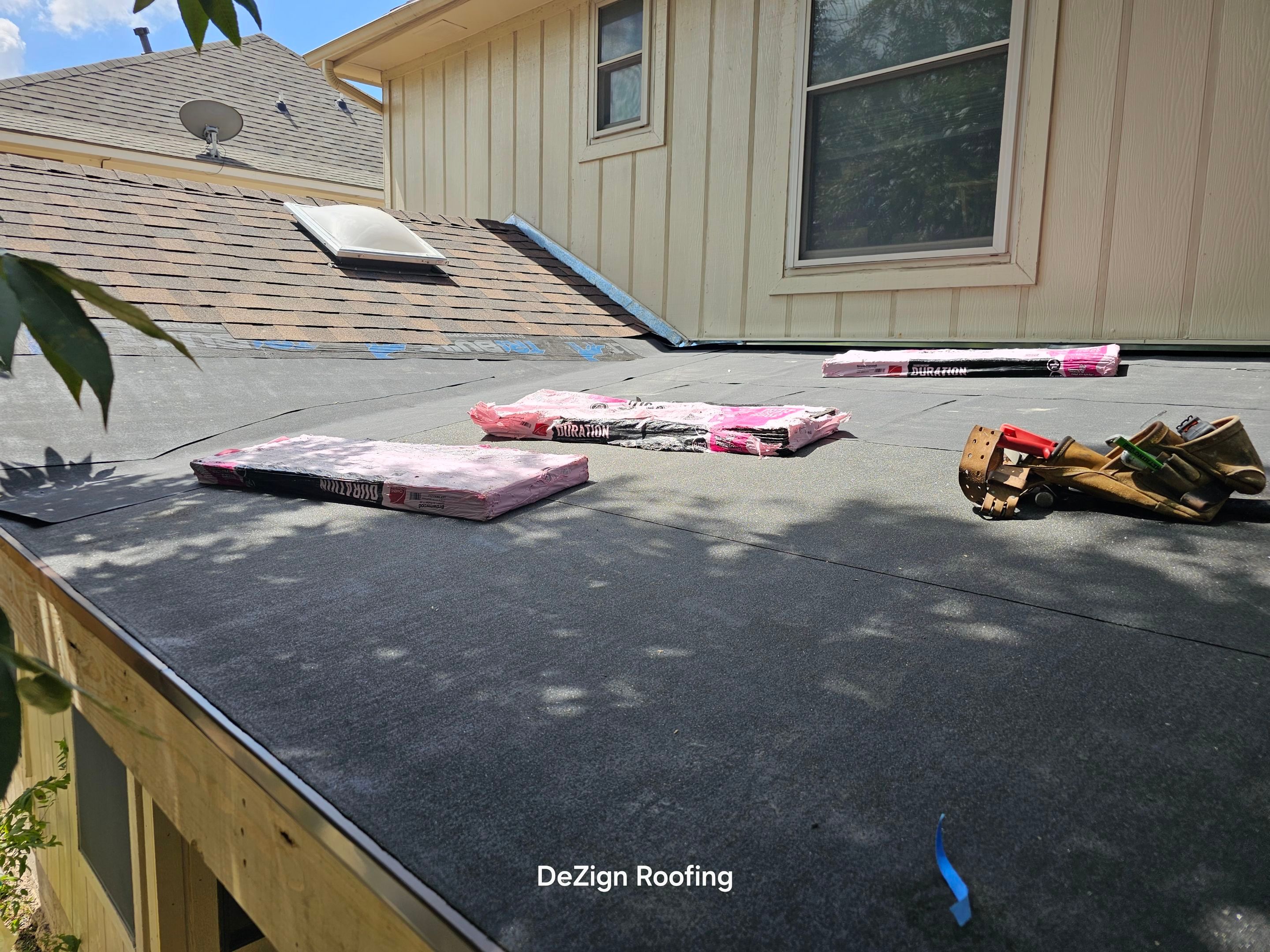 Beautiful New Covered Patio by DeZign Roofing & Exteriors