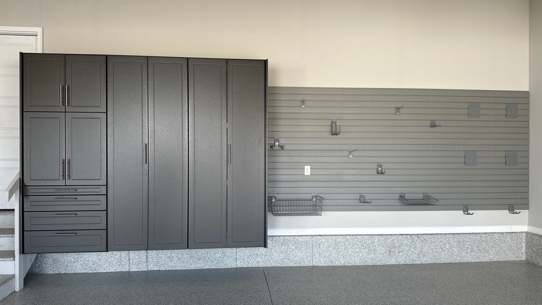 Denise P. upgraded her garage with cabinets by Banner Garage