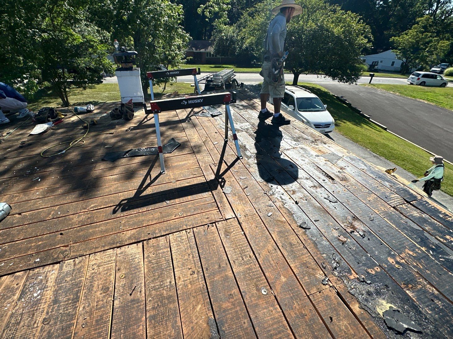 Large Deck Screened in Porch Project by Bec Construction Llc
