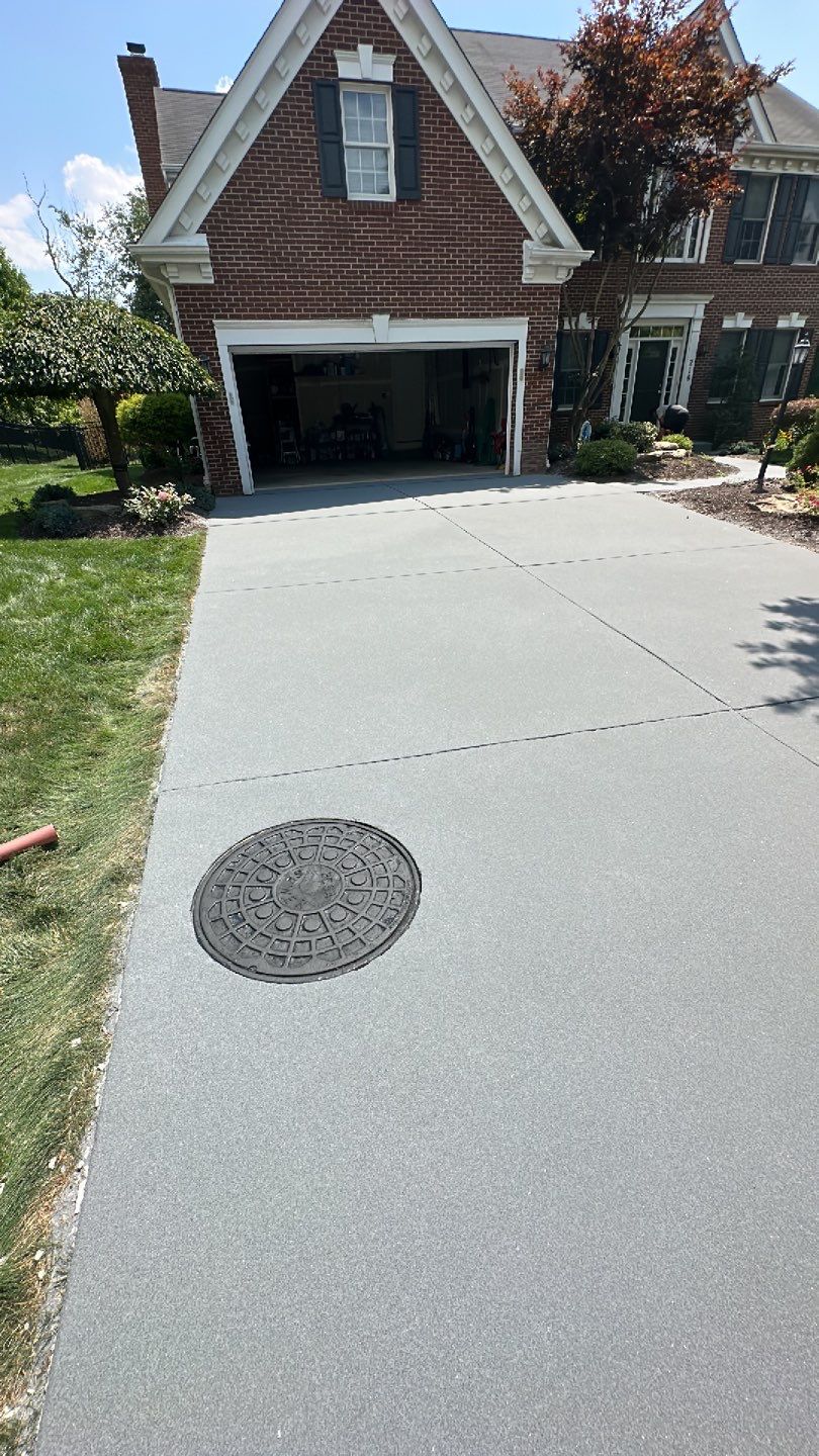 Pool Deck + Driveway + Garage Project in Venetia by Floors in a Day, Inc