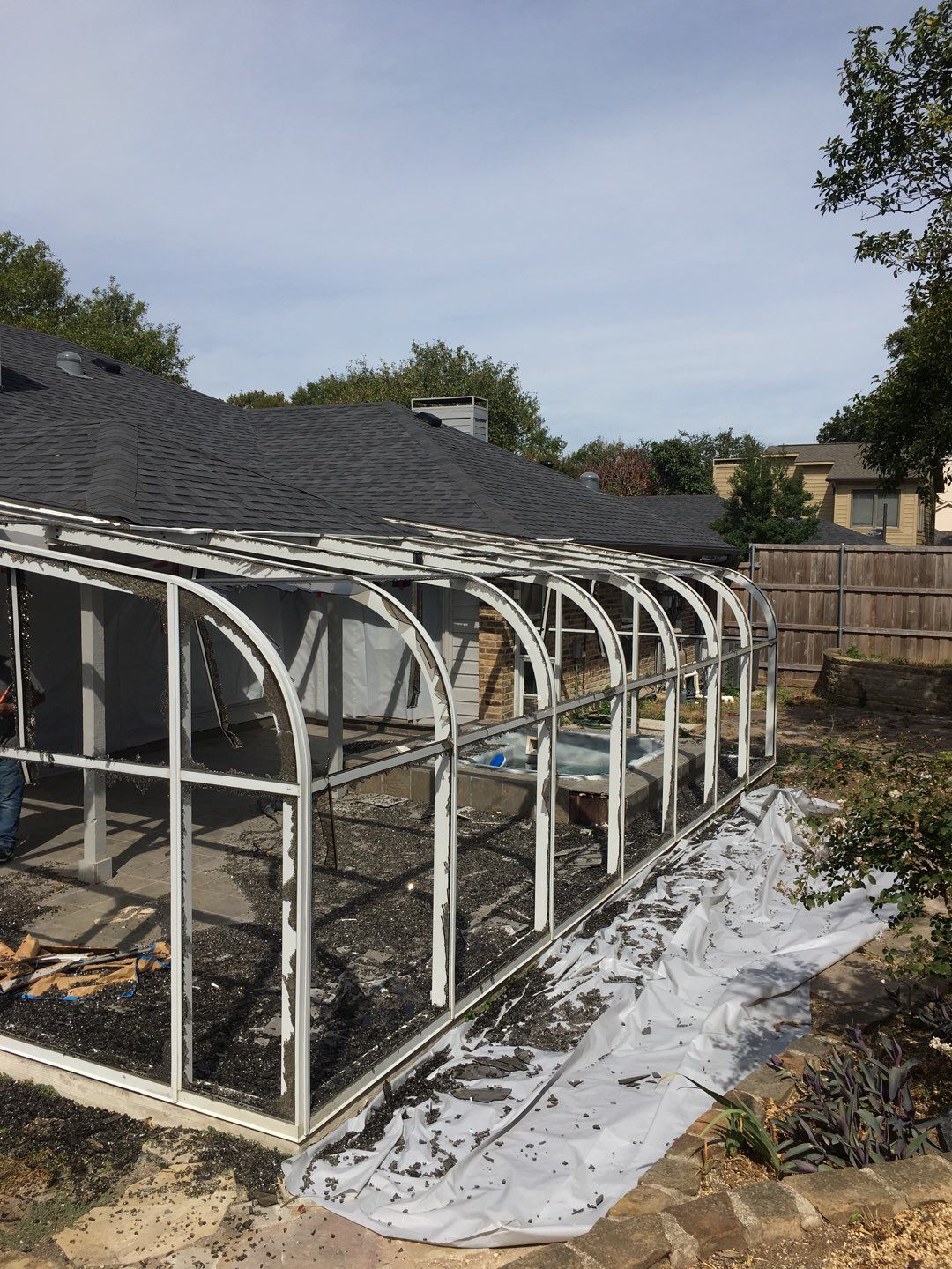 Enclosed Patio Remodel by First Out Roofing 